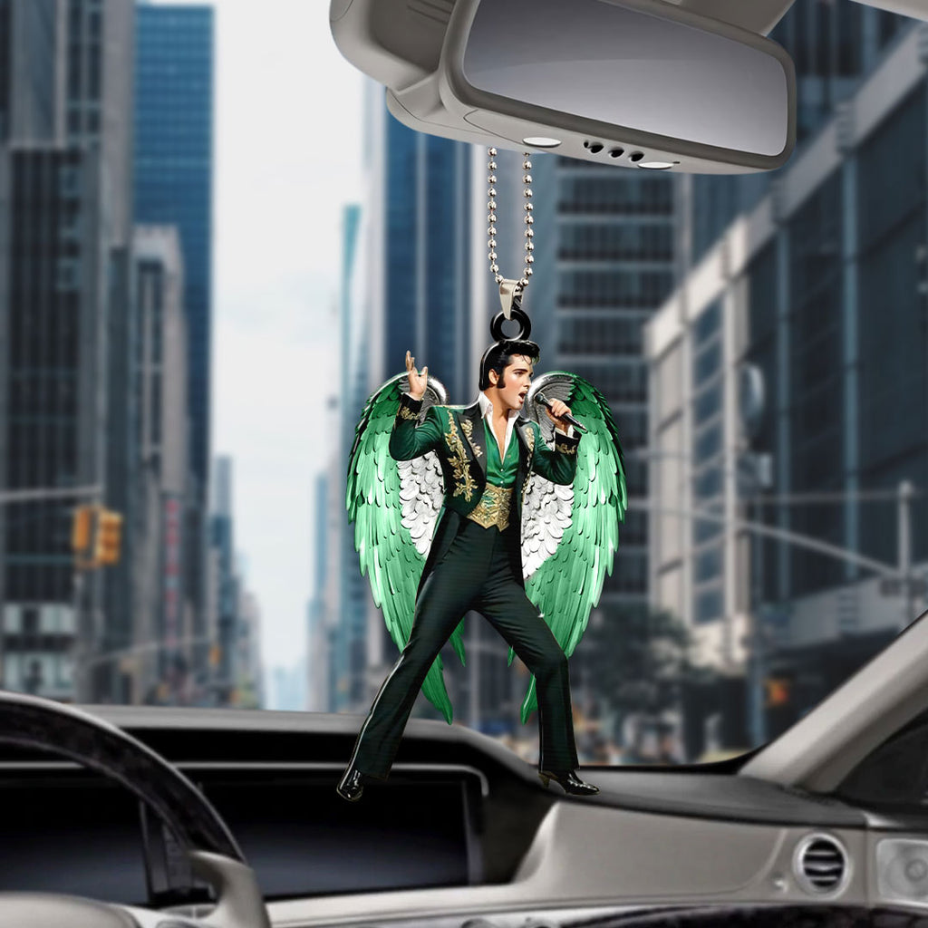 Elvis Presley Custom Shape 1-sided Acrylic Car Ornament – HOATT 6847