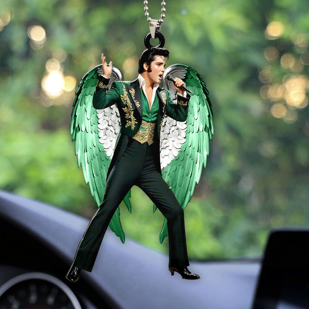 Elvis Presley Custom Shape 1-sided Acrylic Car Ornament – HOATT 6847