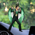 Elvis Presley Custom Shape 1-sided Acrylic Car Ornament – HOATT 6847