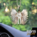Elvis Presley Custom shape Clear 1-sided Acrylic Car Ornament – HOATT 5762