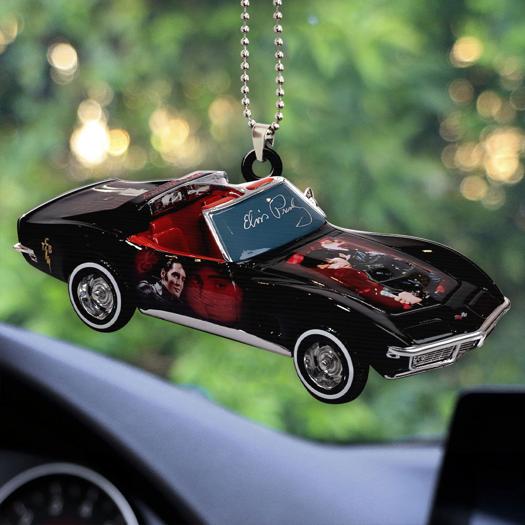 Elvis Presley Custom Shape 1-sided Acrylic Car Ornament – HOATT 7564