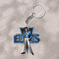 Elvis Presley Custom Shape 1-sided Keychain – HOATT 9364