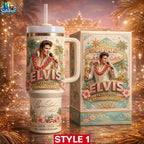 Elvis Presley 1935-2026 91st Anniversary 3D Relief Tumbler