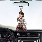 Elvis Presley Custom shape 2-sided Acrylic Car Ornament – TMTHU6243