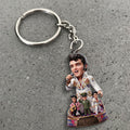 Elvis Presley Custom Shape 2-sided Keychain – TMTHU6181