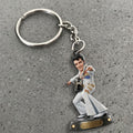 Elvis Presley Custom Shape 2-sided Keychain – TMTHU6182
