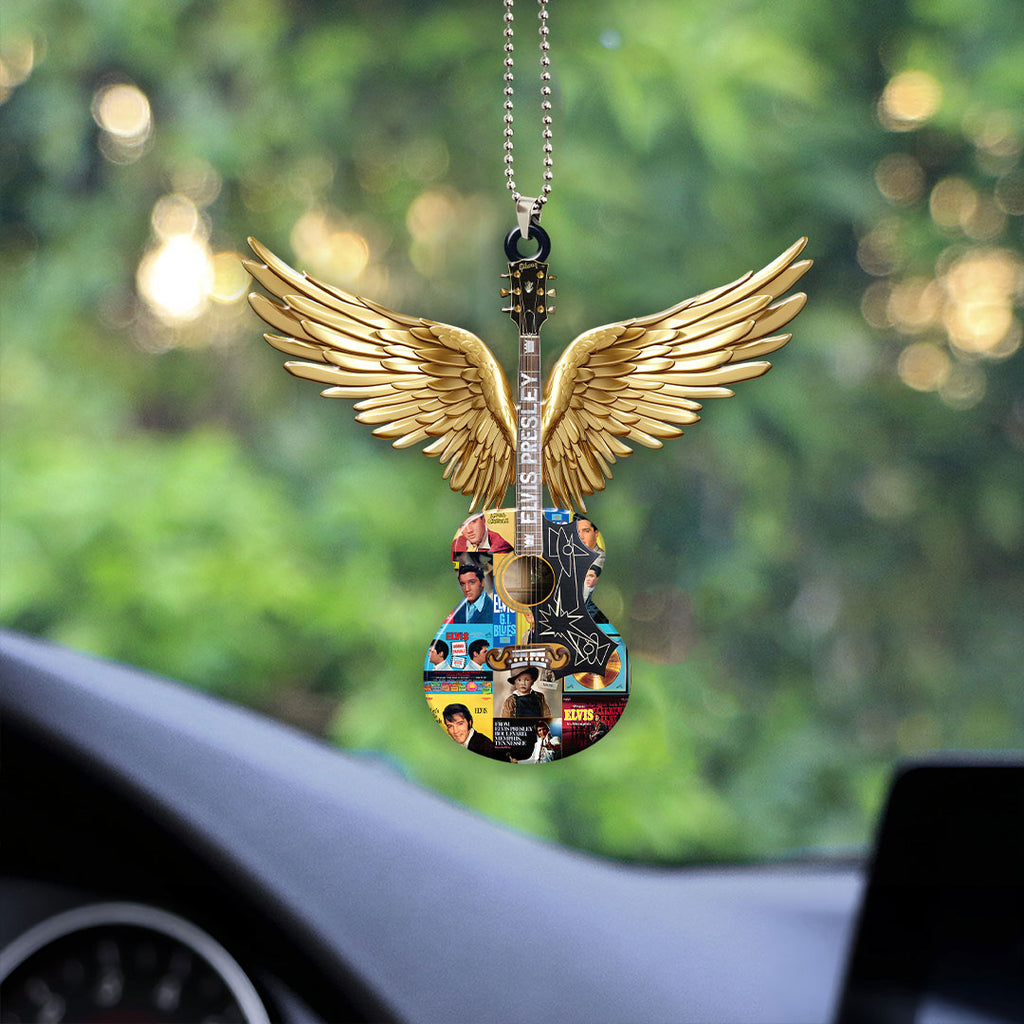 Elvis Presley Custom Shape 2-sided Acrylic Car Ornament – HOATT 5827