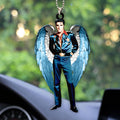 Elvis Presley Custom Shape 2-sided Acrylic Car Ornament – HOATT 6909