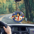 Elvis Presley Custom shape 2-sided Acrylic Car Ornament – HOATT16837