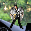 Elvis Presley Custom Shape 2-sided Acrylic Car Ornament – HOATT 7008
