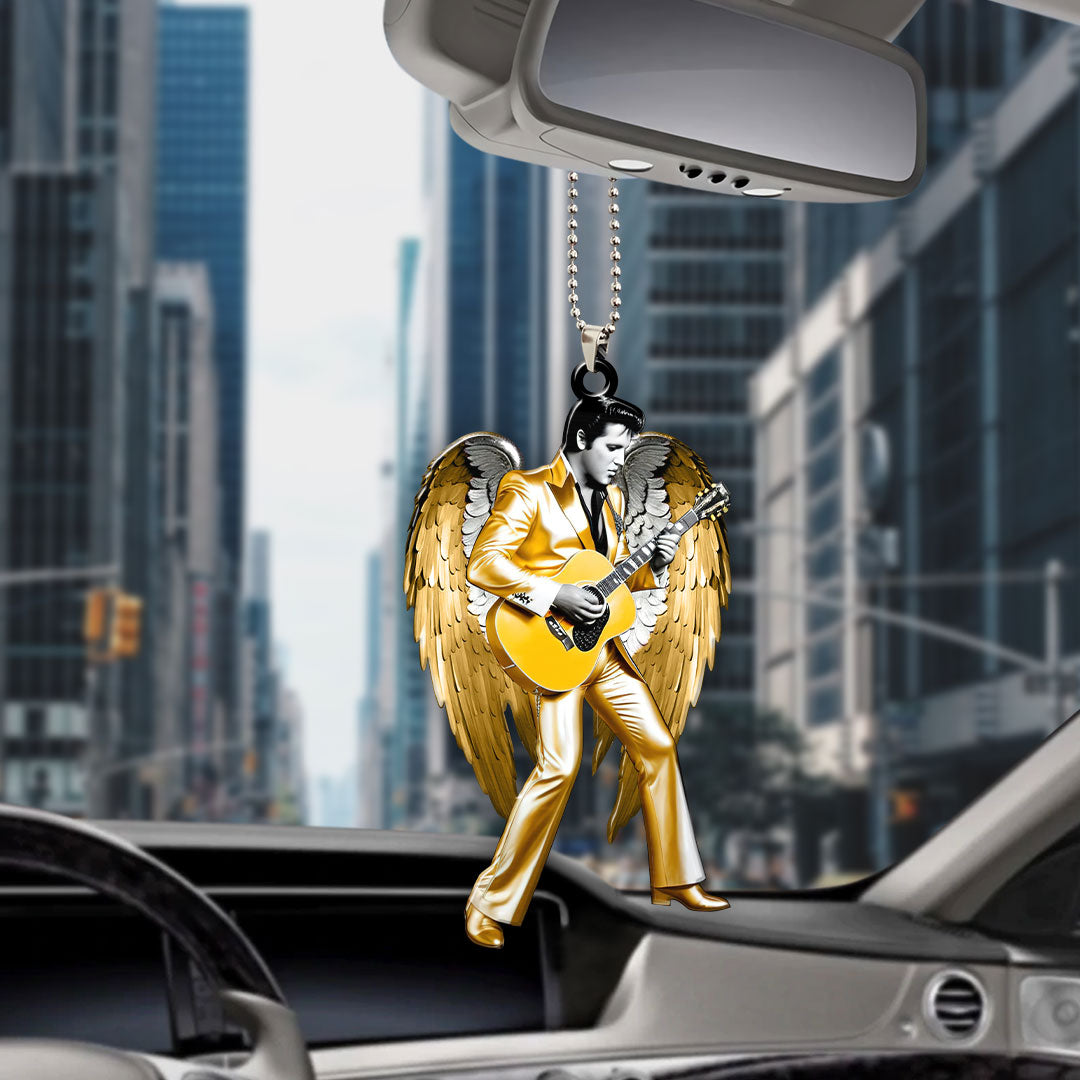 Elvis Presley Custom Shape 2-sided Acrylic Car Ornament – HOATT 7171