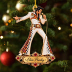 6PCS Elvis Presley Custom Shape 2-Side Printed Acrylic Ornament – GNE8792