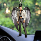 Elvis Presley Custom Shape 2-sided Acrylic Car Ornament – HOATT 6733
