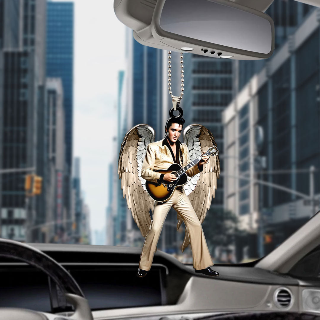 Elvis Presley Custom Shape 2-sided Acrylic Car Ornament – HOATT 6734