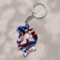 Elvis Presley Custom Shape 2-sided Keychain – HOATT 9354