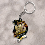 Elvis Presley Custom Shape 2-sided Keychain – HOATT 9357