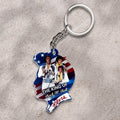 Elvis Presley Custom Shape 2-sided Keychain – HOATT 9387
