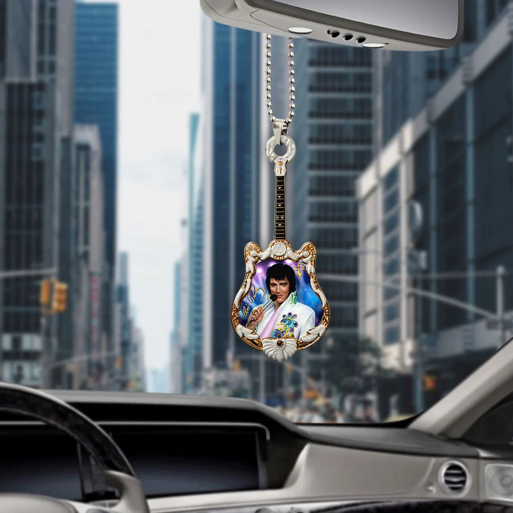 Elvis Presley Custom shape 2-sided Acrylic Car Ornament – HOATT20580