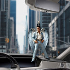 Elvis Presley Custom Shape 2-sided Acrylic Car Ornament – HOATT 7003