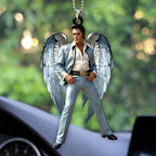 Elvis Presley Custom Shape 2-sided Acrylic Car Ornament – HOATT 7003
