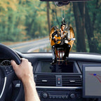 Elvis Presley Custom Shape 2-sided Acrylic Car Ornament – HOATT 7015