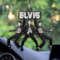 Elvis Presley Custom Shape 2-sided Acrylic Car Ornament – HOATT 7018