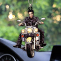 Elvis Presley Custom Shape 2-sided Acrylic Car Ornament – HOATT 7065