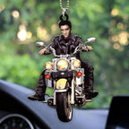 Elvis Presley Custom Shape 2-sided Acrylic Car Ornament – HOATT 7065