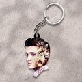 Elvis Presley Custom Shape 2-sided Keychain – HOATT 11123