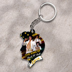 Elvis Presley Custom Shape 2-sided Keychain – HOATT 9321