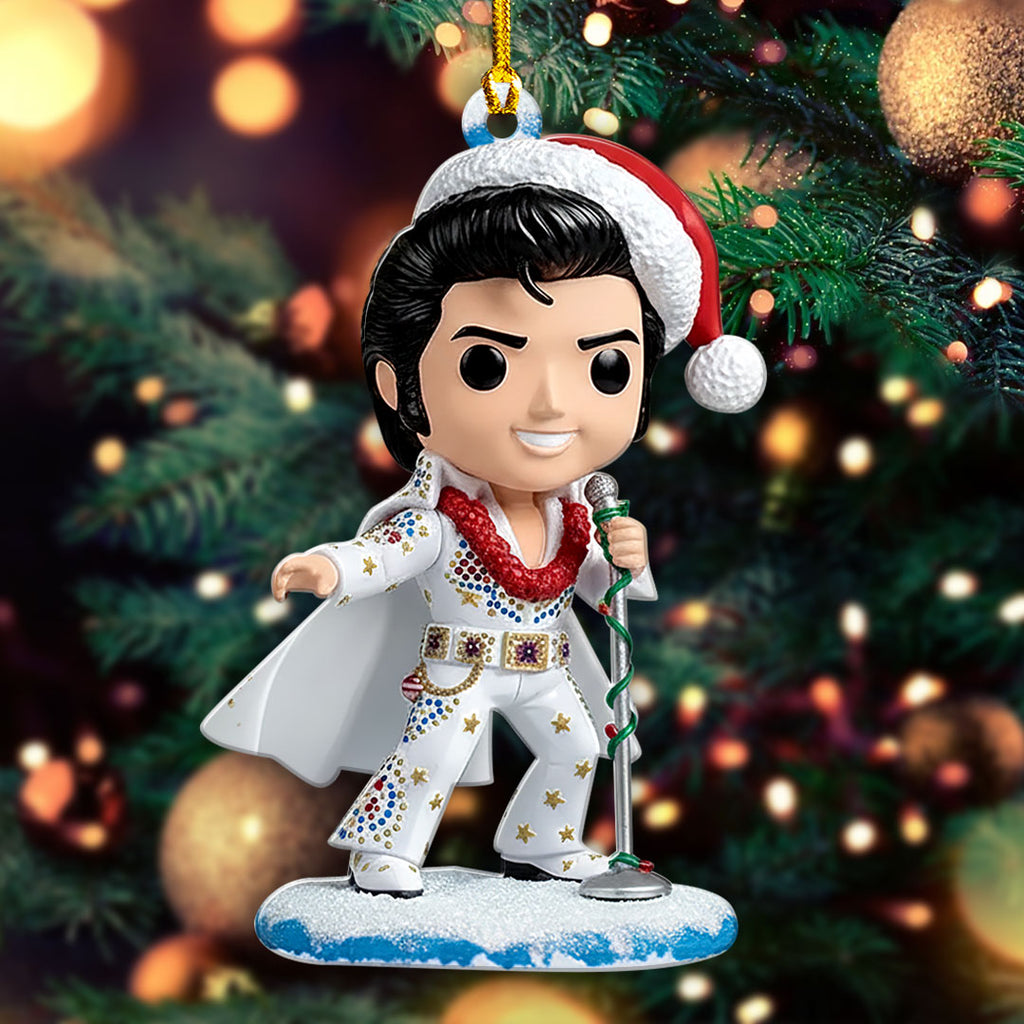 Elvis Presley Custom Shape 2-sided Acrylic Ornament – HOATT14678
