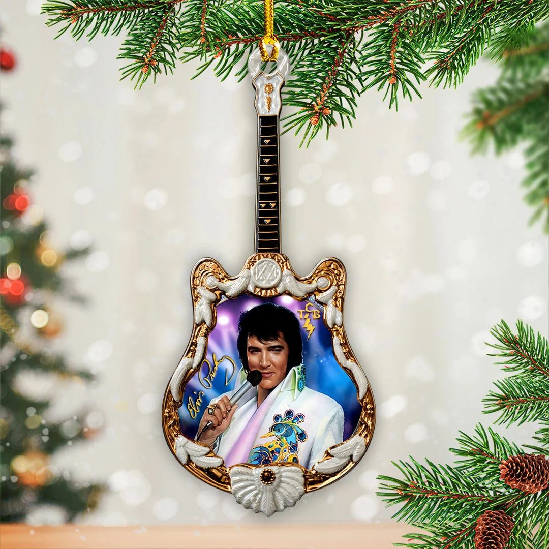 Elvis Presley Custom Shape 2-side Printed Acrylic Ornament – HOATT20799