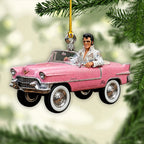 Elvis Presley Custom Shape 2-side Printed Acrylic Ornament – HOATT21360
