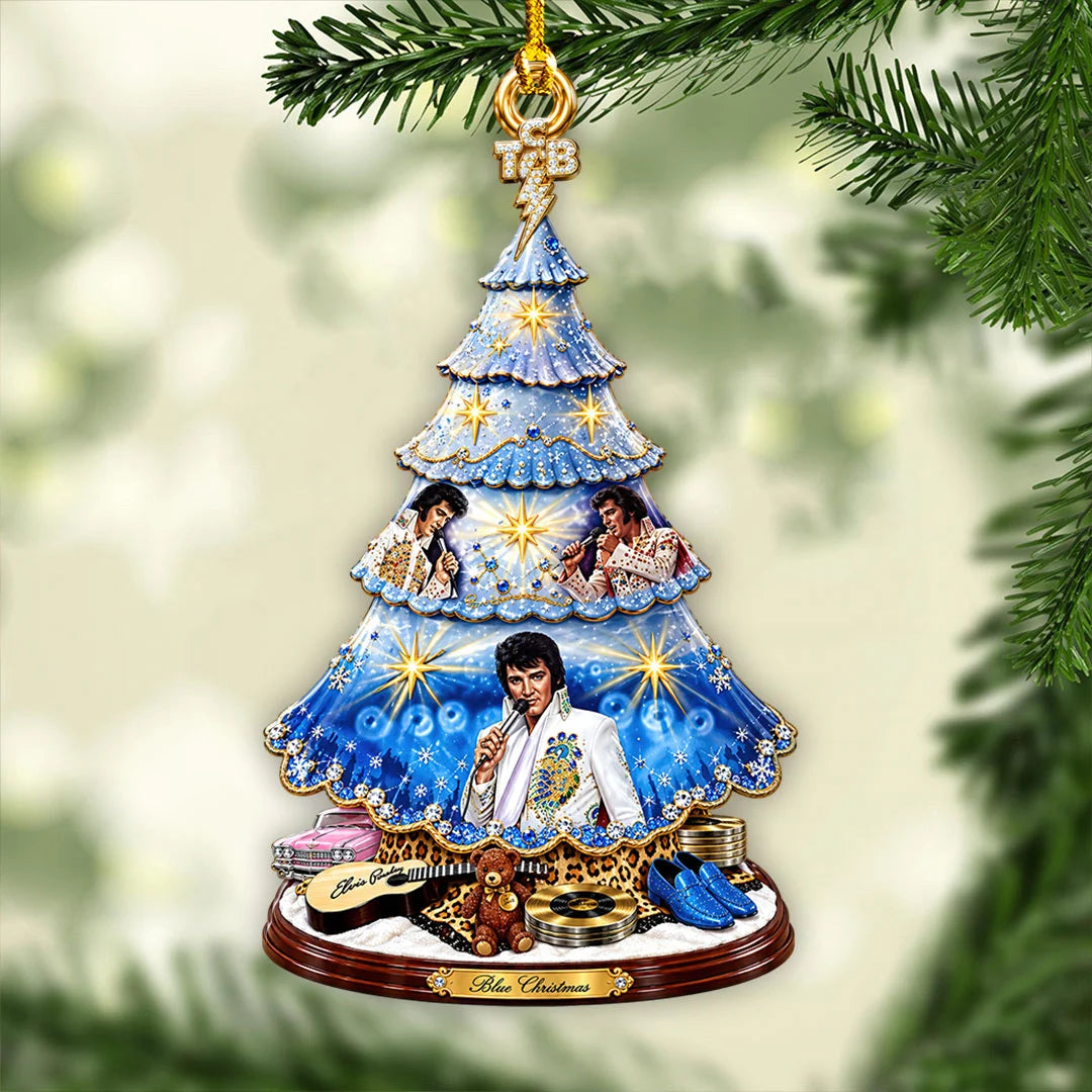 Elvis Presley Custom Shape 2-side Printed Acrylic Ornament – HOATT21398