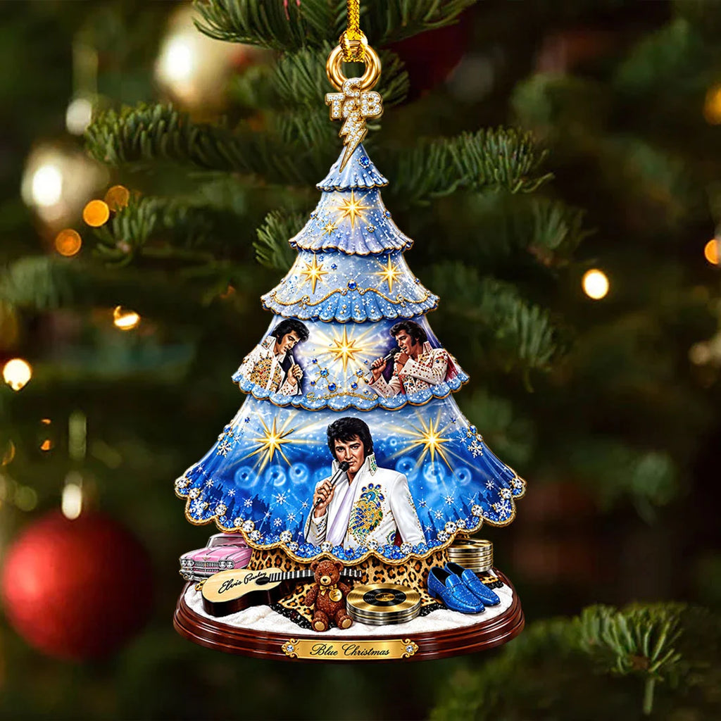 Elvis Presley Custom Shape 2-side Printed Acrylic Ornament – HOATT21398