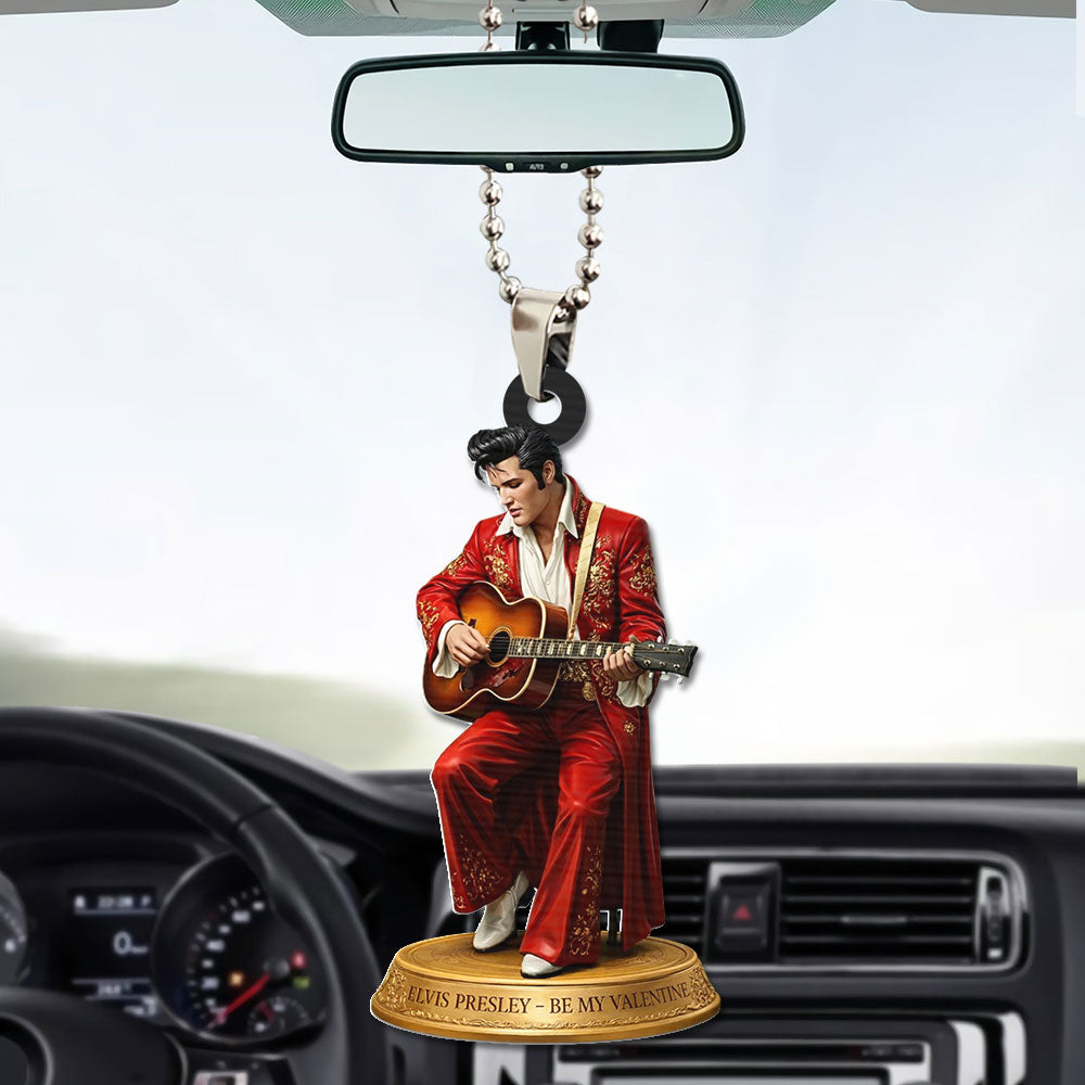 Elvis Presley Custom shape 2-sided Acrylic Car Ornament – TMTHU3115