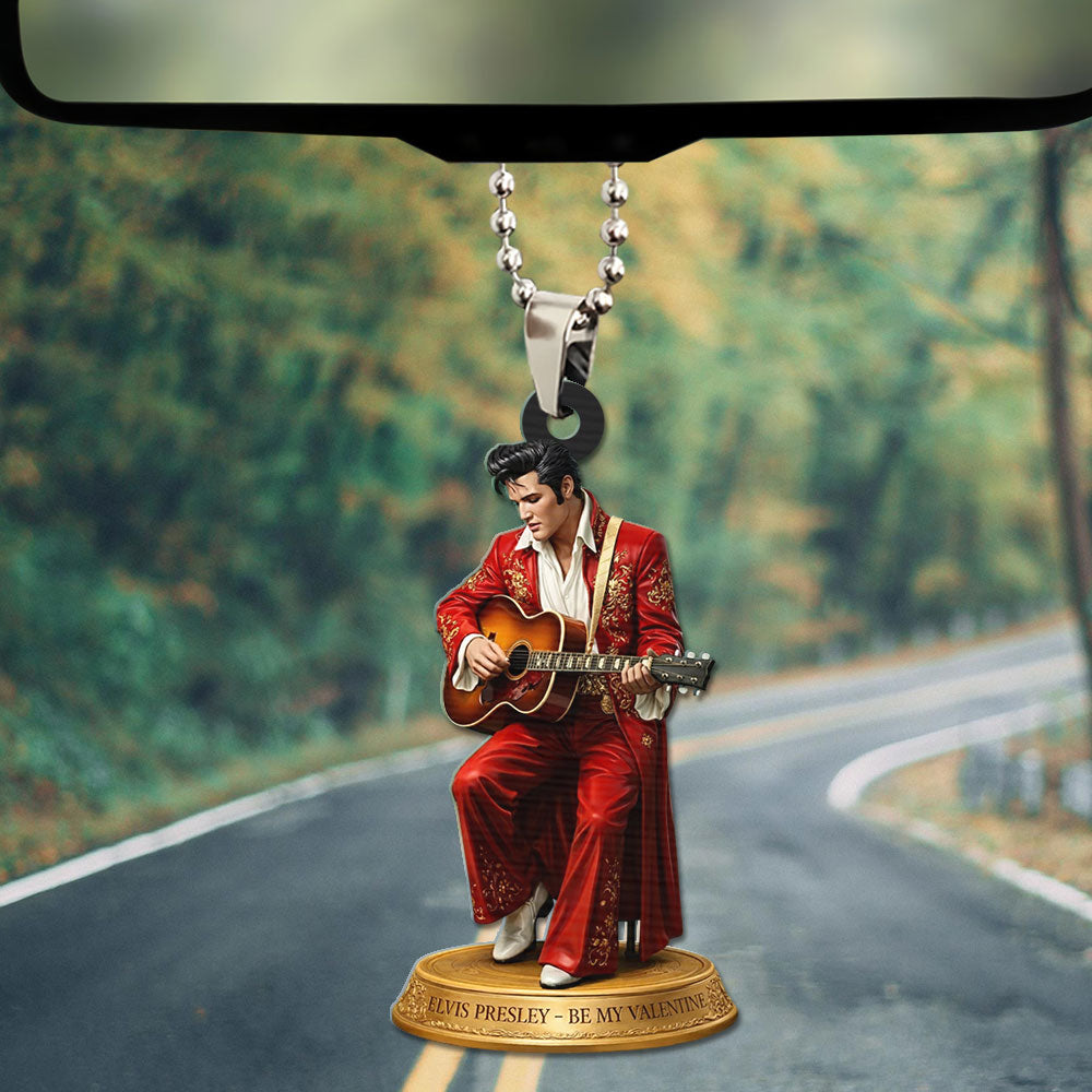 Elvis Presley Custom shape 2-sided Acrylic Car Ornament – TMTHU3115
