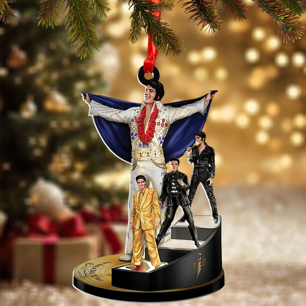 Elvis Presley Custom Shape 2-sided Acrylic Ornament – TMTHU2471