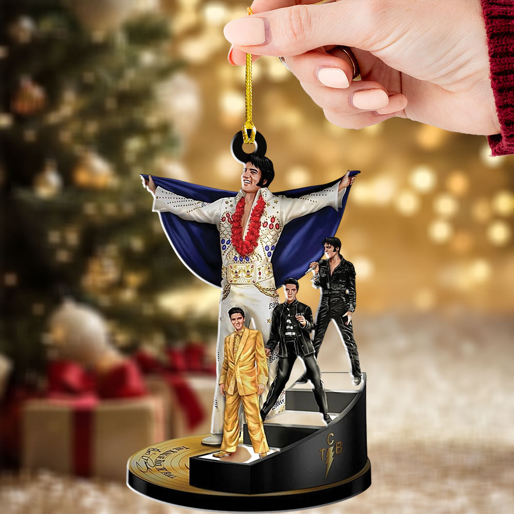 Elvis Presley Custom Shape 2-sided Acrylic Ornament – TMTHU2471