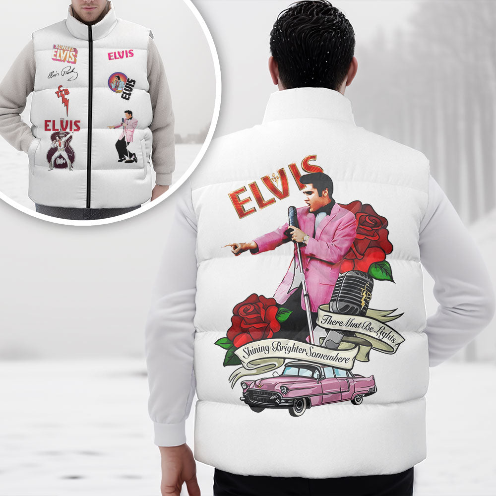 Elvis Presley 3D Sleeveless Down Jacket – TANTN 9125
