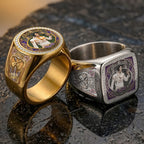 Elvis Presley 3D Engraved Ring – TMTHU6923