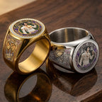 Elvis Presley 3D Engraved Ring – TMTHU6923