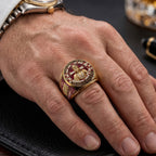 Elvis Presley 3D Engraved Ring – TMTHU7331