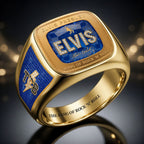 Elvis Presley 3D Engraved Ring – HOATT18318