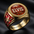 Elvis Presley 3D Engraved Ring – HOATT18268