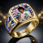 Elvis Presley 3D Engraved Ring – HOATT19078