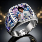 Elvis Presley 3D Engraved Ring – HOATT19078