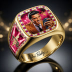 Elvis Presley 3D Engraved Ring – HOATT19096