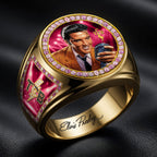 Elvis Presley 3D Engraved Ring – HOATT19096