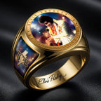 Elvis Presley 3D Engraved Ring – HOATT19097
